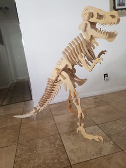 Wooden 3D Dinosaur puzzle