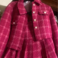 Girls Two Piece Skirt Set 