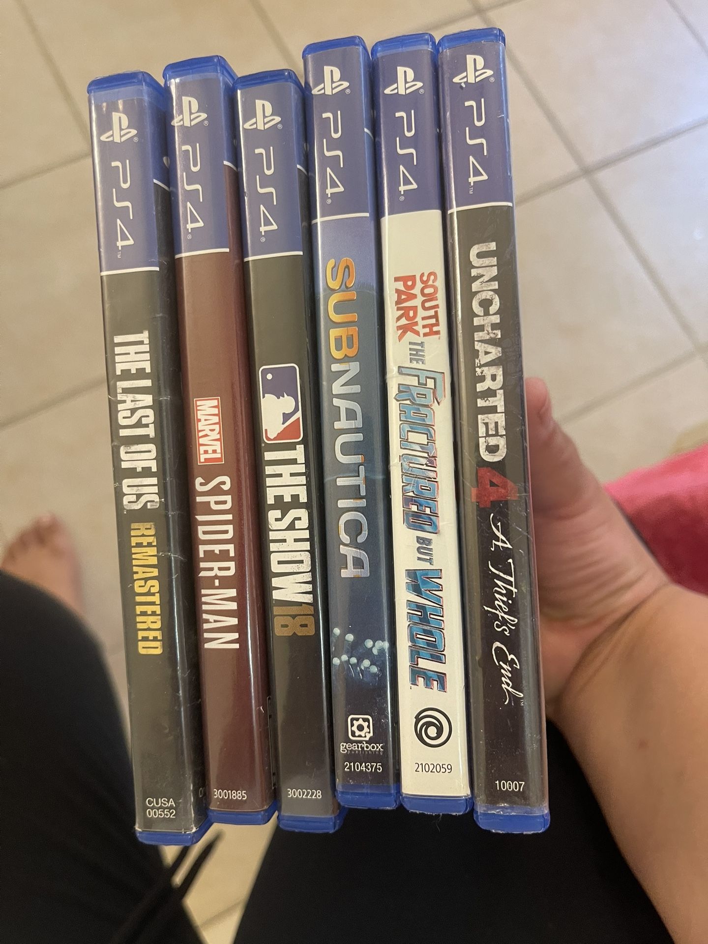 Bundle Of 6 PS4 Games