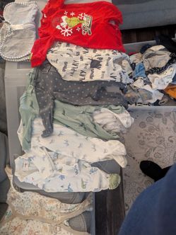 Newborn to 9 month clothes and baby shoes