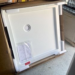 36 X 36 Corner Shower Base White