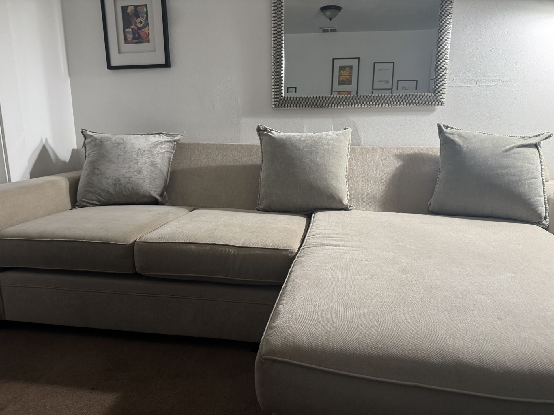 Large Sofa - No Back Cushions