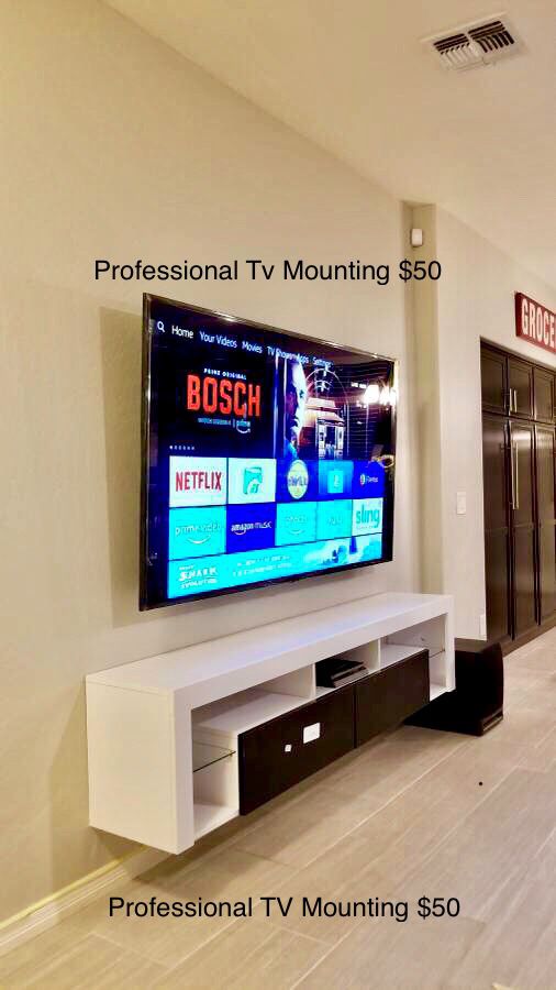 Professional Tv Mounting $50