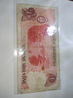 Billete De Argentina