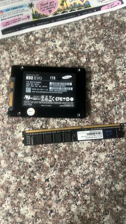 Samsung 850 EVO 1TB SSD + 8GB DDR3 RAM