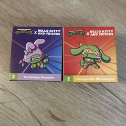 Hello Kitty X Teenage Mutant Ninja Turtles Toy Figures