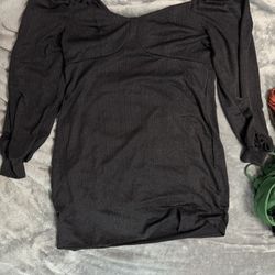 Woman’s Long Sleeve Short Cut Dress 