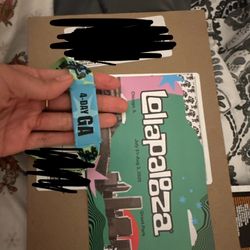 4-Day GA Lollapalooza Wristband Ticket (CHI) 2025