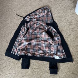 Burberry cotton blend zipup hoodie FW22 size L