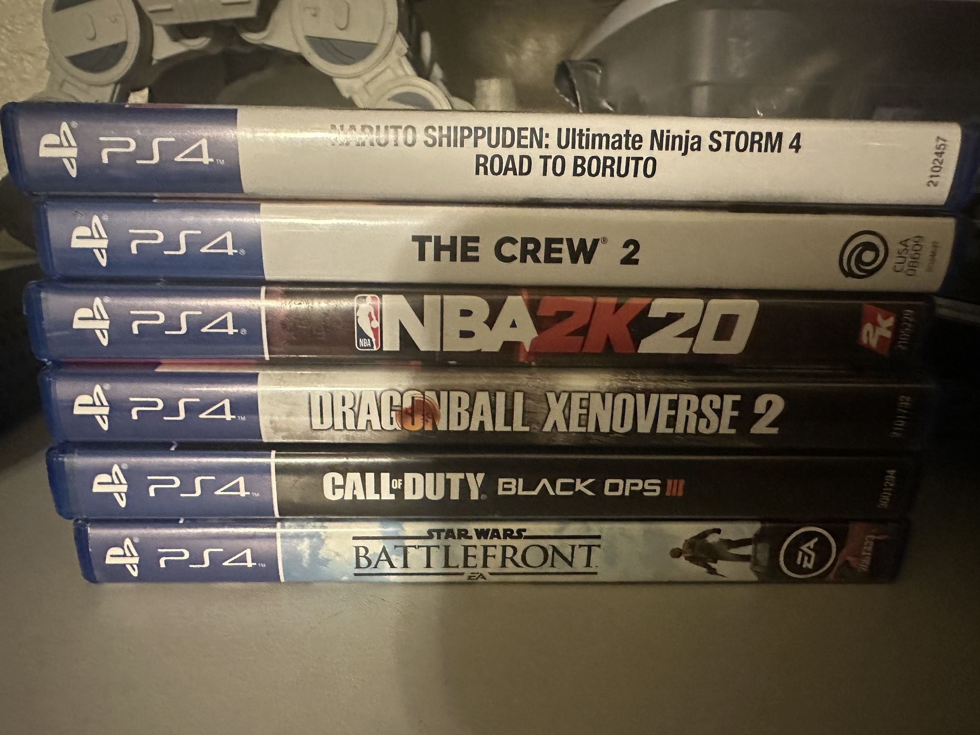 PS4 Six Games Lot 