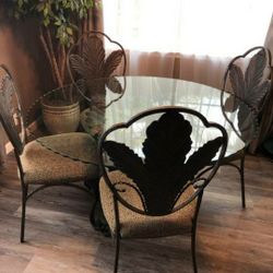 Ashley Furniture Glass Dining Set 5-piece