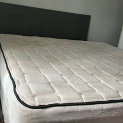 King Size Bed With Box Frame $150