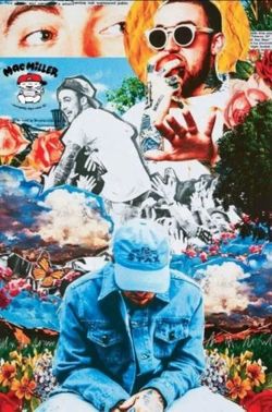Mac Miller Collage Wall Poster 24"×36"