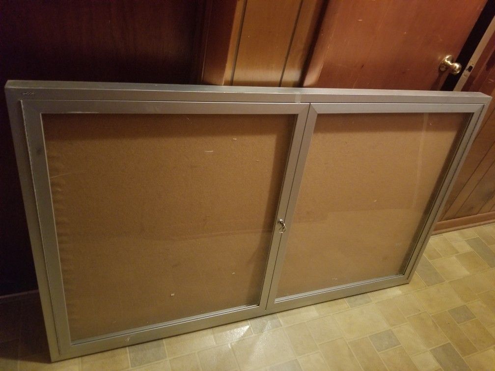 Enclosed Bulletin Board