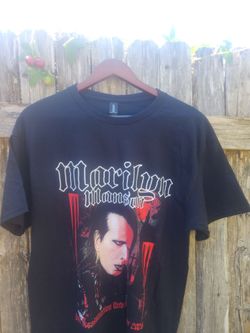 Marilyn Manson 2026 World Tour Shirt One Assassination Under God Goth