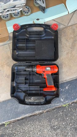 BLACK+DECKER 9.6V Cordless Drill with Carrying Case