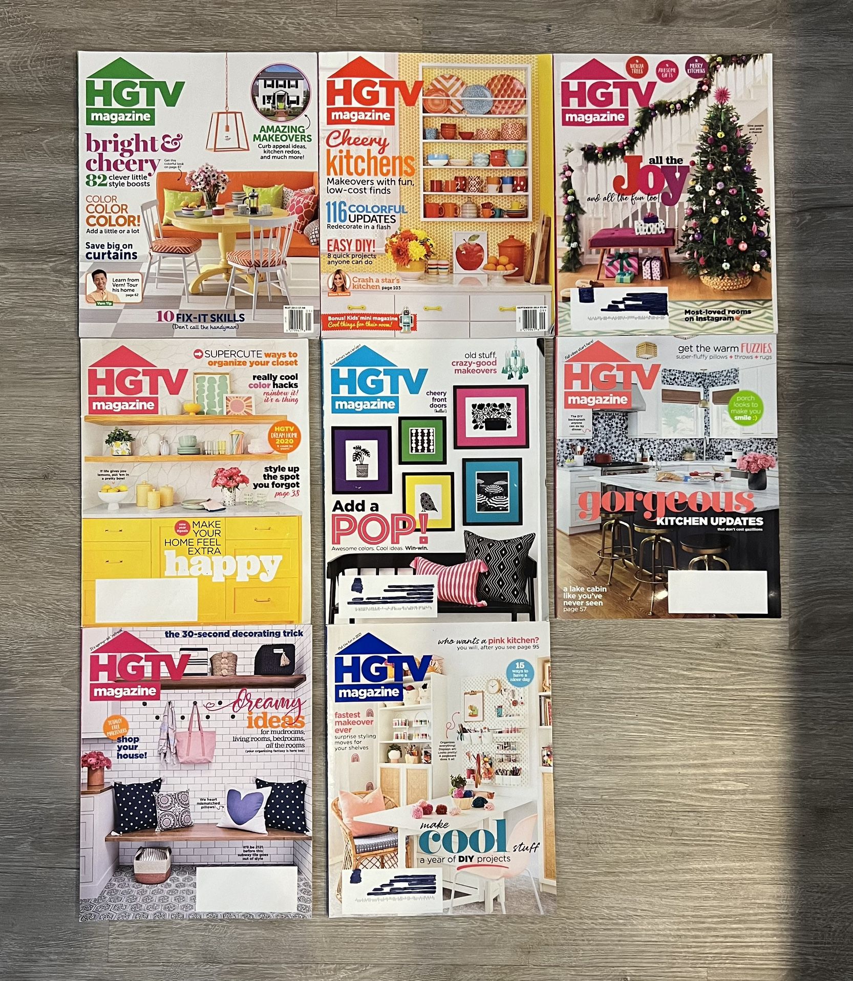 HGTV Magazines, Used Condition, $2 Each 