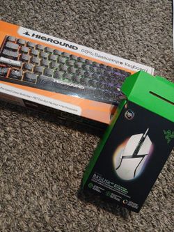 Gaming keyboard and mouse and pad included