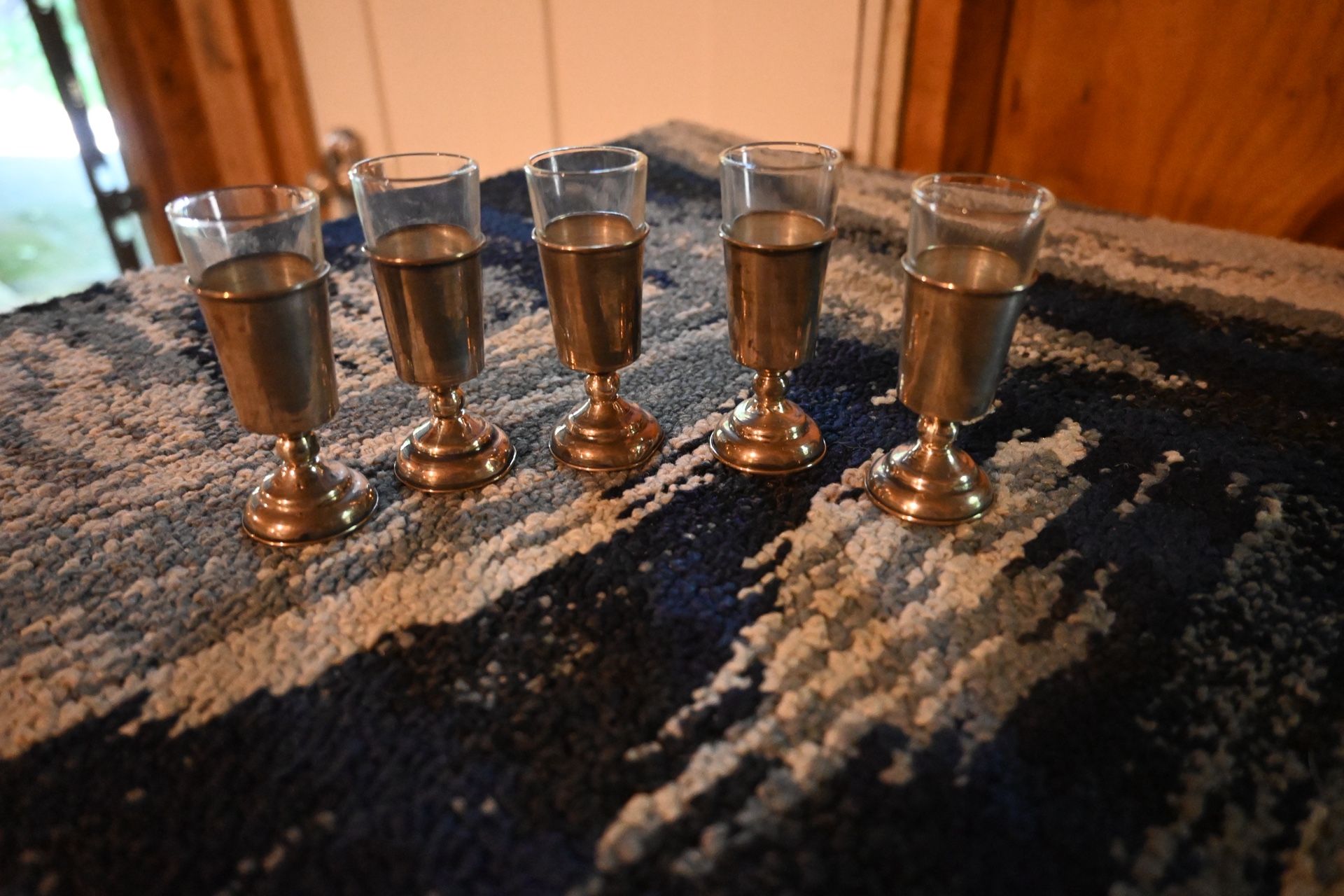 Sterling Silver Cordial Glasses