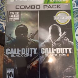 Call of Duty Black Ops 1 & 2 Combo Pack for XBOX 360 *10.00*
