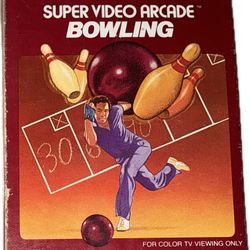 tele-games Super Video arcade bowling