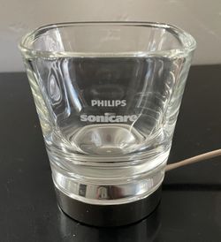 Authentic Sonicare Charging Glass Cup + Base