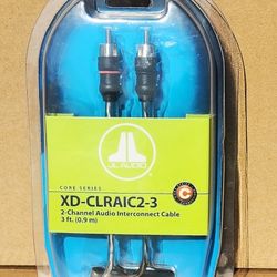 JL Audio XD-CLRAIC2-3 2-Channel Audio RCA Cable 3 Ft. Interconnect Cable 🚨 Payment Options Available 🚨 No Credit Needed 🚨 