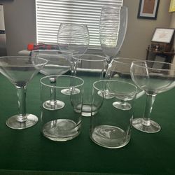 Large Glass Decorative Jars 