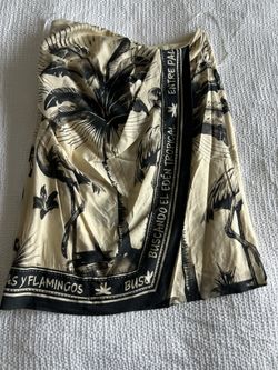 Mango Short Strapless Dress 