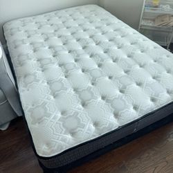 Sealy Full Size Mattress w/ Box Spring & Frame – $75 (SF Pickup)