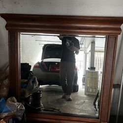 Antique Dresser Mirror 