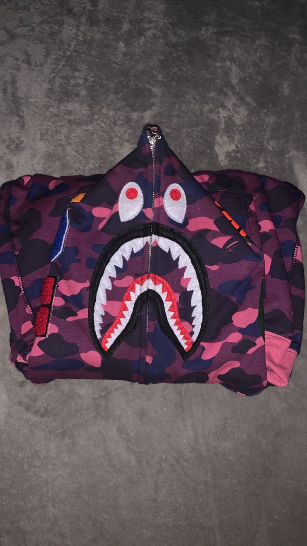 Purple Bape Hoodie