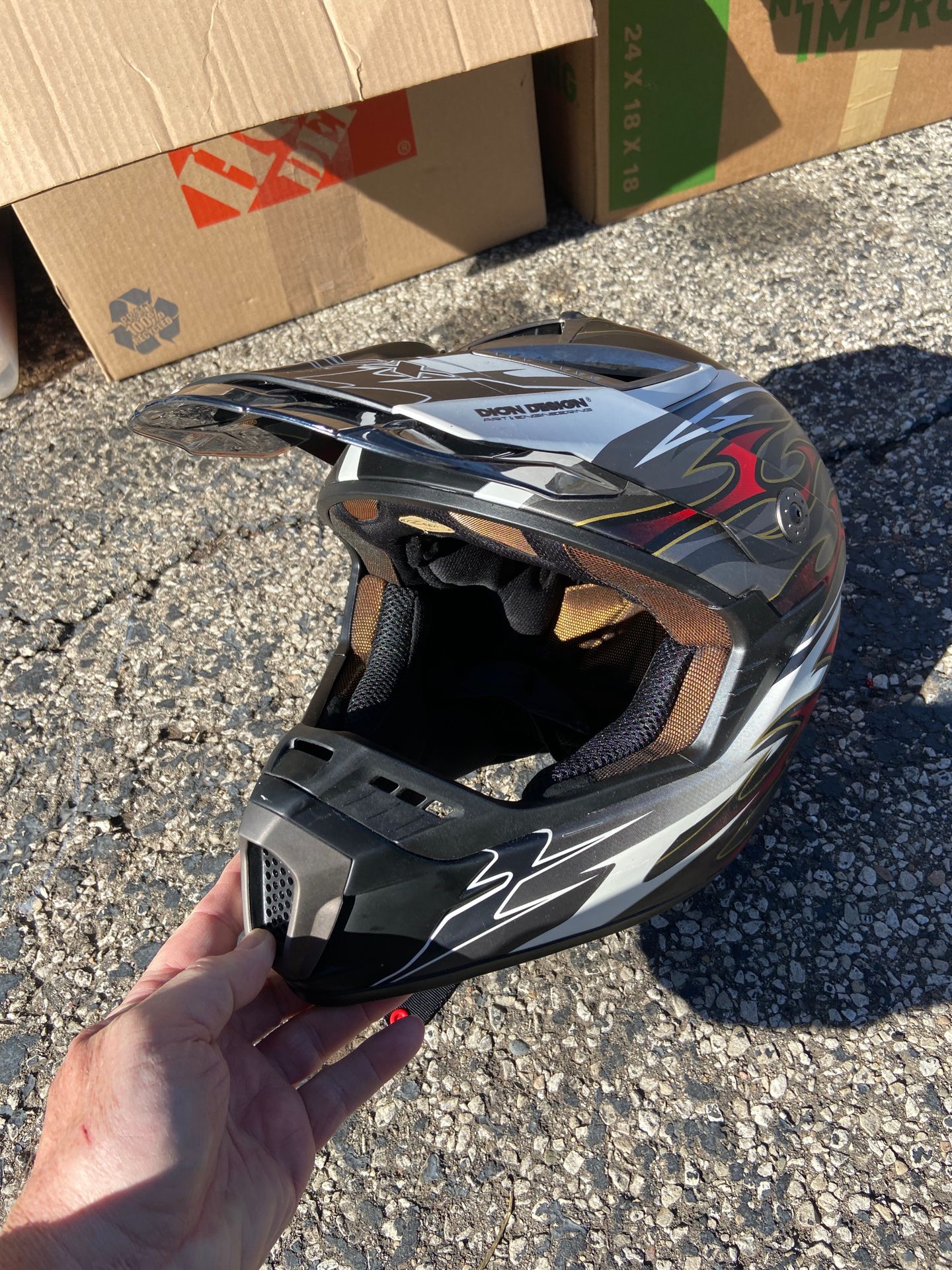 Zox motorcycle helmet!