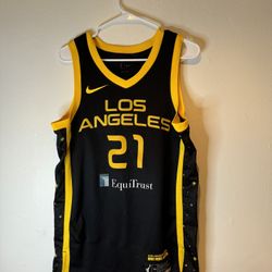 Mens Medium Nike Los Angeles Sparks Black WNBA Rebel Jersey