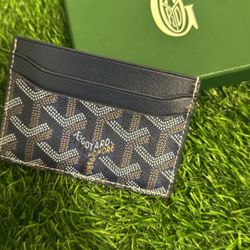 Black Goyard Card Holder