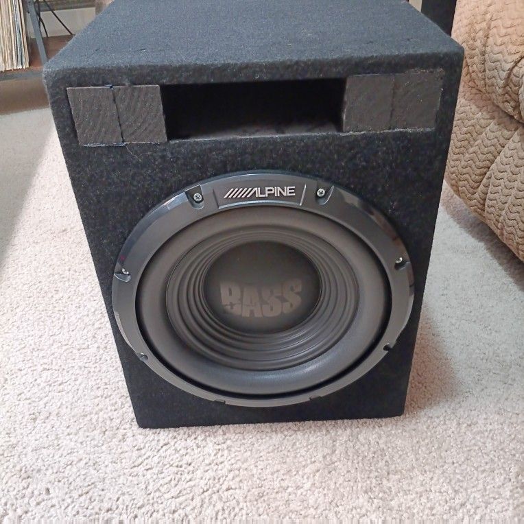 Powered 12" Car Subwoofer-Alpine-Hifonics