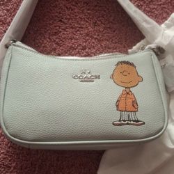 Brand New Never Used Peanuts Coach Purse
