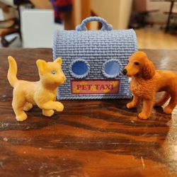 Kitten and Puppy Toy Figurines