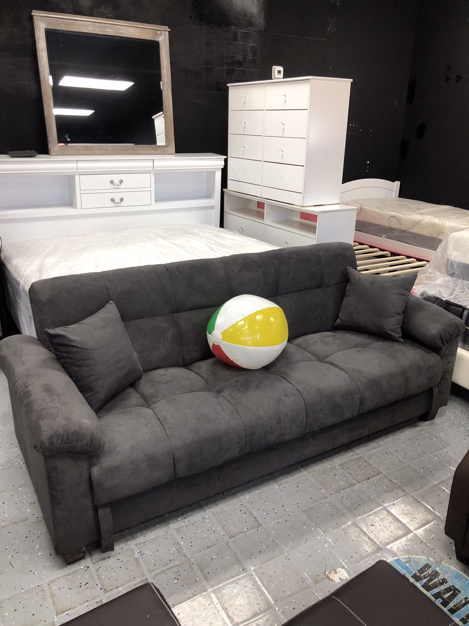 FUTON SOFA BED SOLID WOOD NEW 