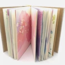 Colorful Blank Notebook, Unruled Personal Diary Journals 