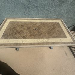 Large Outdoor Patio Dining Table – 80” x 42” (Seats 6–8)