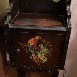 Antique Smoke Stand /Humidor