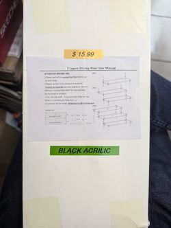 3 LAYERS DISPLAY RISER