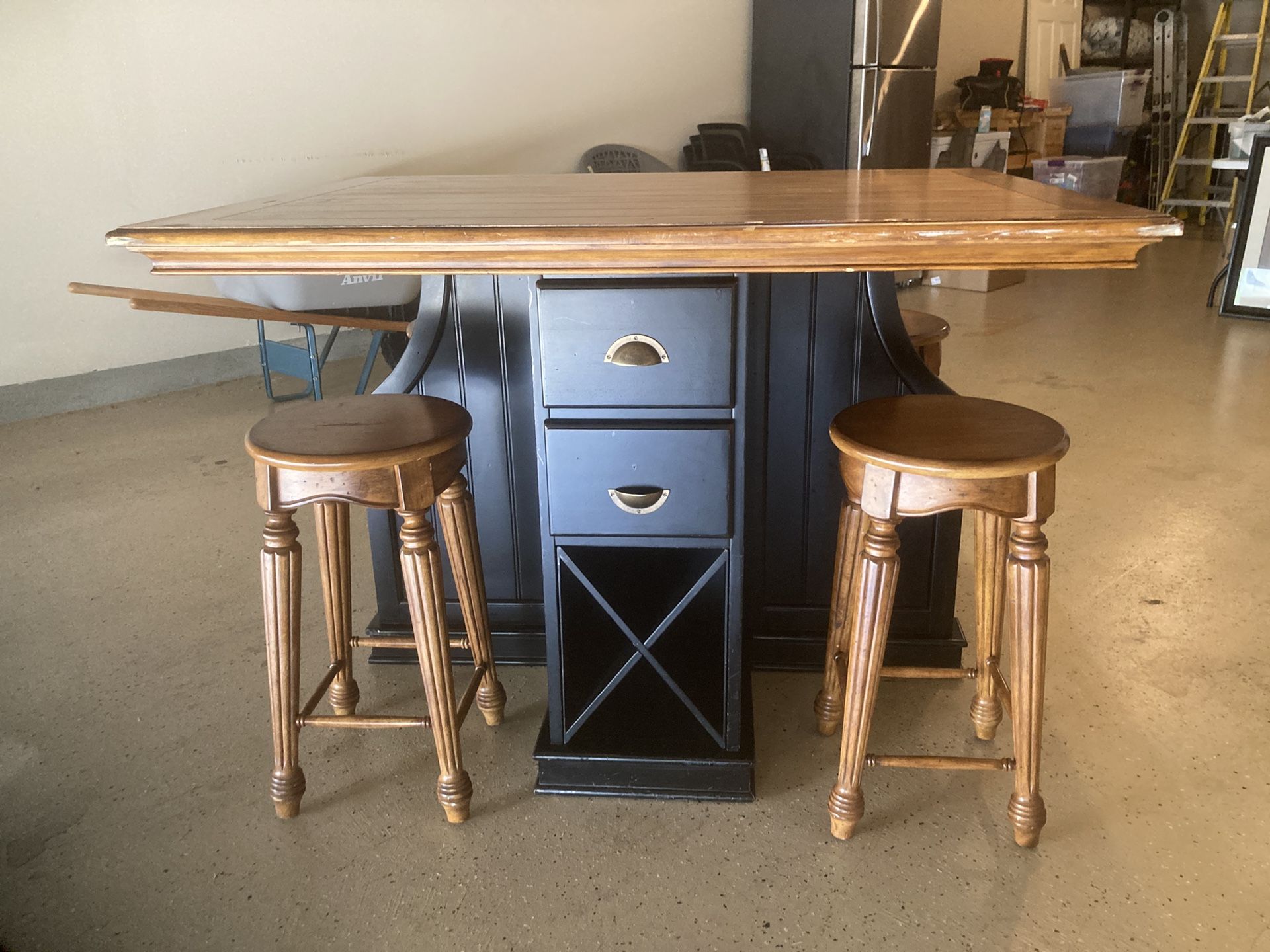High Top Table And Stools
