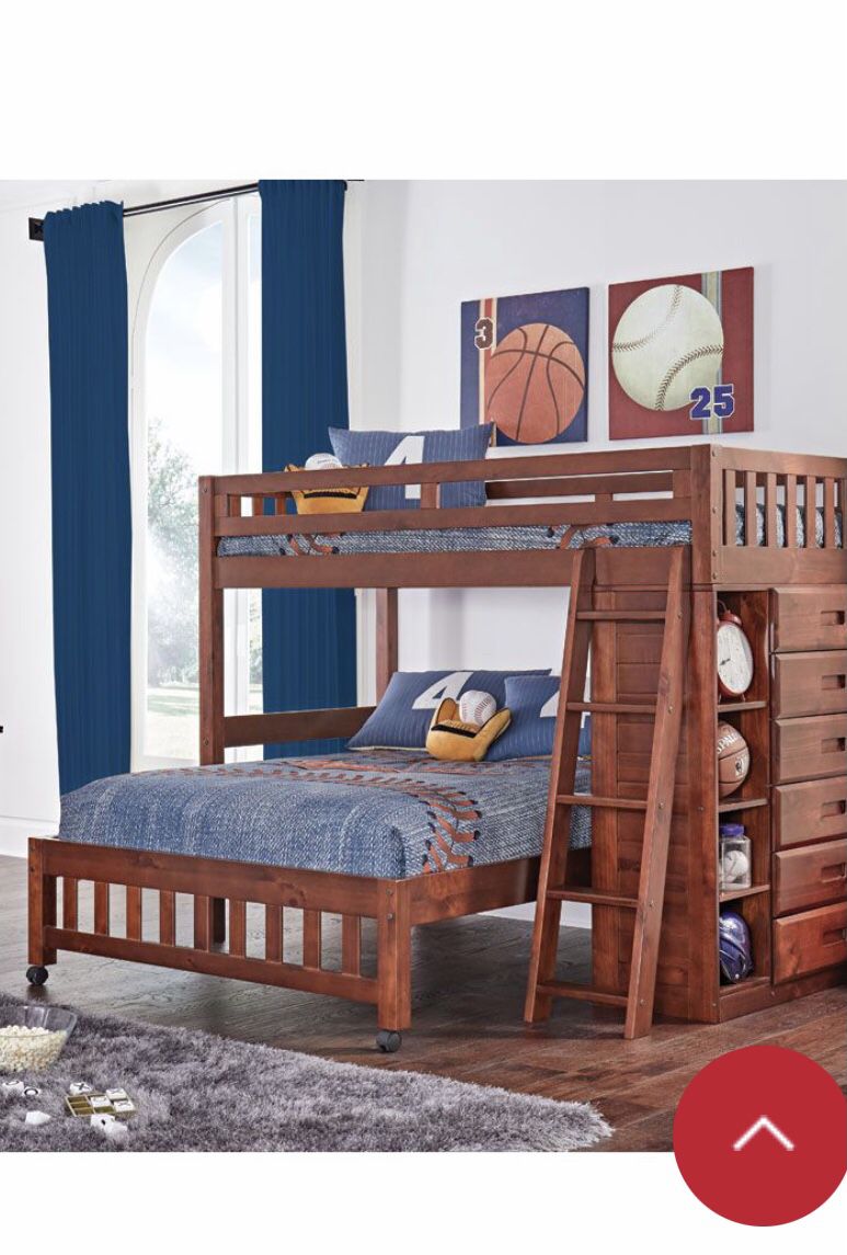 Chandler Twin Over Full Size Bed