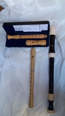Set of three recorders