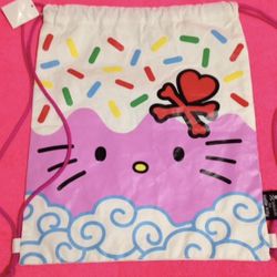 Hello Kitty Icecream Drawstring Backpack 
