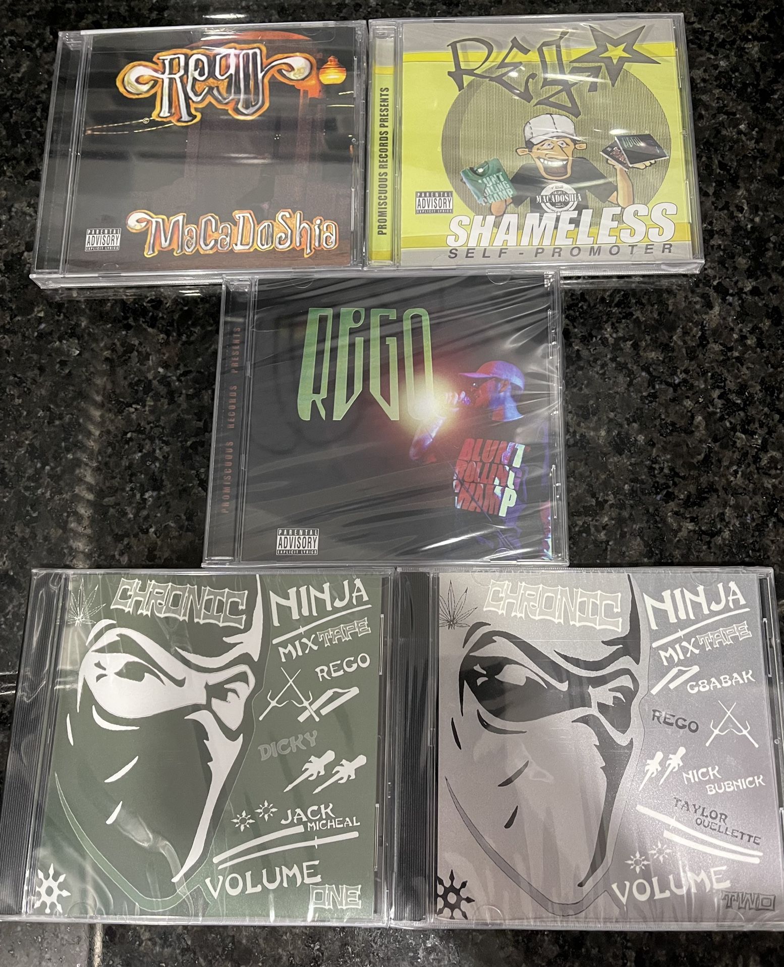 Bundle Of Brand New Rego CDs Rap/Hip-Hop