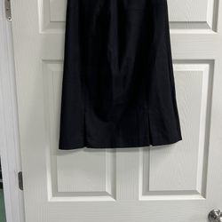 Banana Republic Black Wool Blend Lined Skirt - Size 8 - VGUC