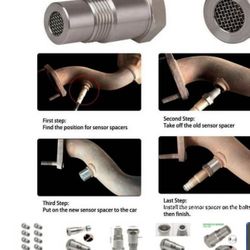 Oxygen sensor spacer extension  Smog cell eliminator M18x1.5